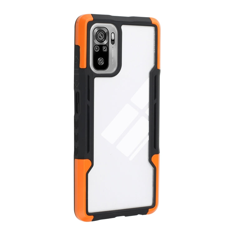 For Xiaomi Redmi Note 10 TPU + PC + Acrylic 3 in 1 Shockproof Protective Case
