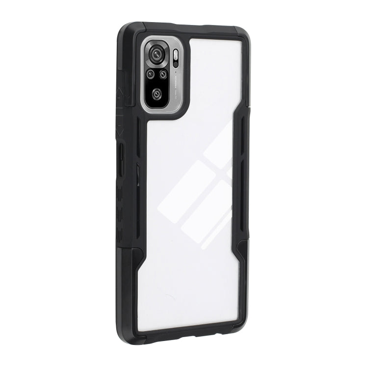For Xiaomi Redmi Note 10 TPU + PC + Acrylic 3 in 1 Shockproof Protective Case