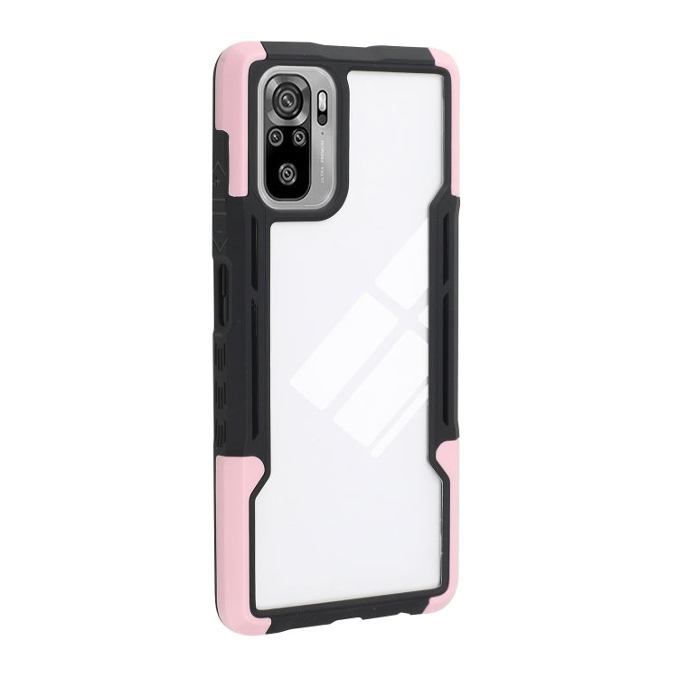 For Xiaomi Redmi Note 10 TPU + PC + Acrylic 3 in 1 Shockproof Protective Case