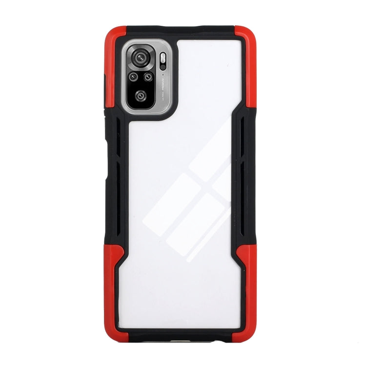 For Xiaomi Redmi Note 10 TPU + PC + Acrylic 3 in 1 Shockproof Protective Case