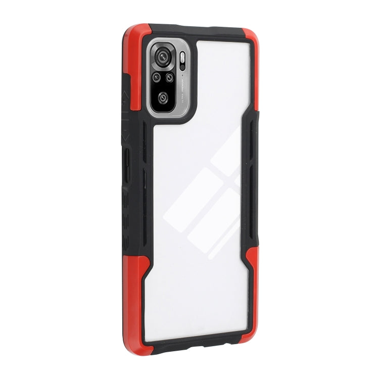 For Xiaomi Redmi Note 10 TPU + PC + Acrylic 3 in 1 Shockproof Protective Case