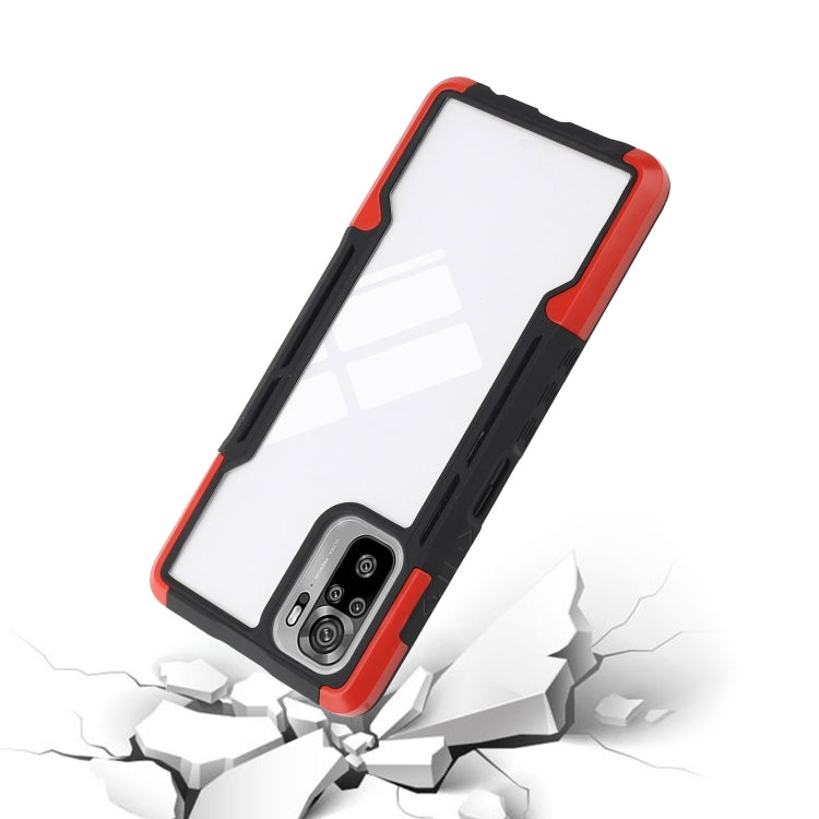 For Xiaomi Redmi Note 10 TPU + PC + Acrylic 3 in 1 Shockproof Protective Case