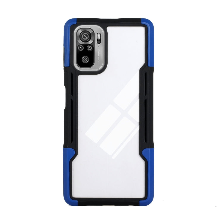 For Xiaomi Redmi Note 10 TPU + PC + Acrylic 3 in 1 Shockproof Protective Case