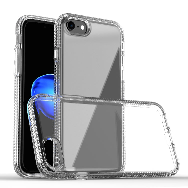 For iPhone SE 2022 / SE 2020 / 8 / 7 Shockproof Transparent TPU Airbag Protective Case