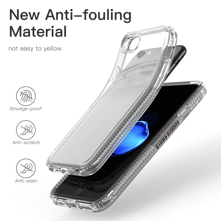 For iPhone SE 2022 / SE 2020 / 8 / 7 Shockproof Transparent TPU Airbag Protective Case