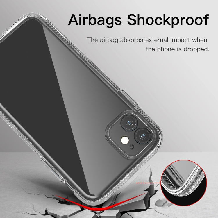 For iPhone 11 Shockproof Transparent TPU Airbag Protective Case