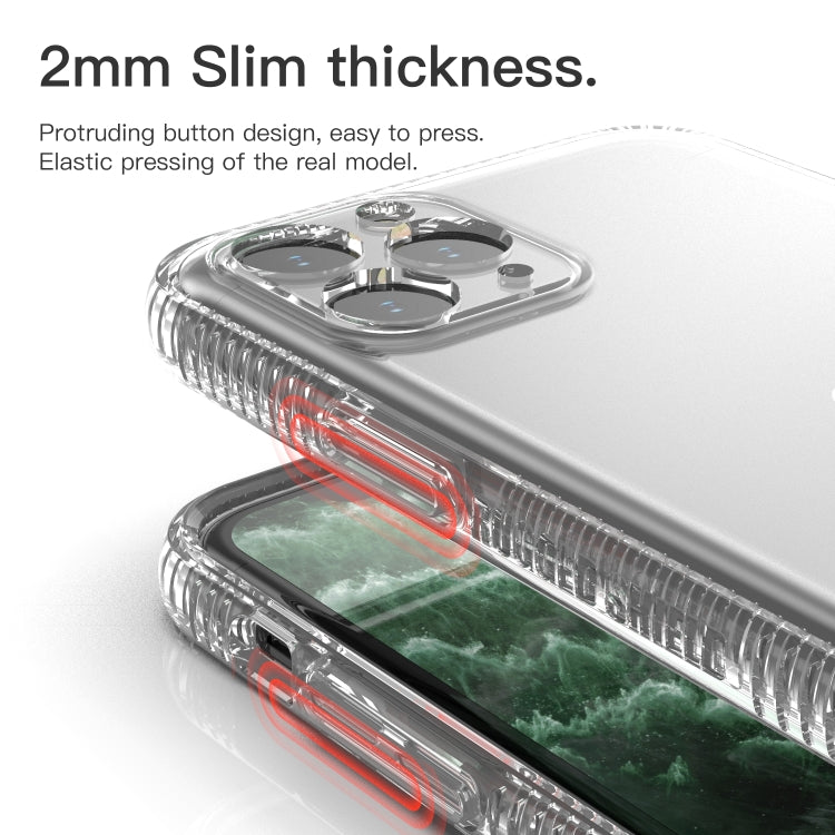 For iPhone 11 Pro Shockproof Transparent TPU Airbag Protective Case