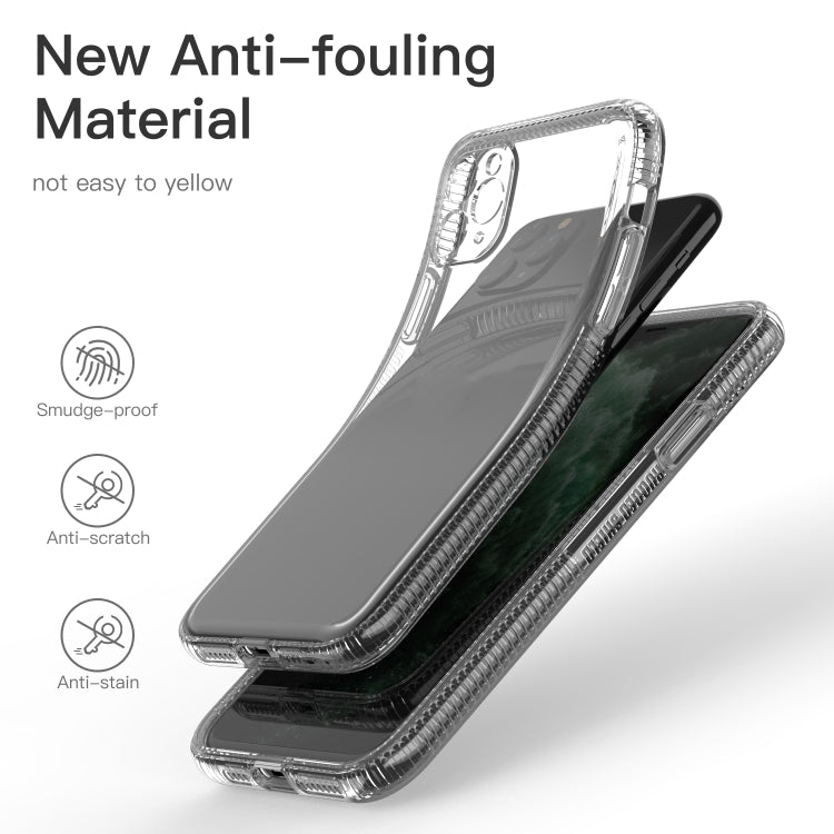 For iPhone 11 Pro Max Shockproof Transparent TPU Airbag Protective Case