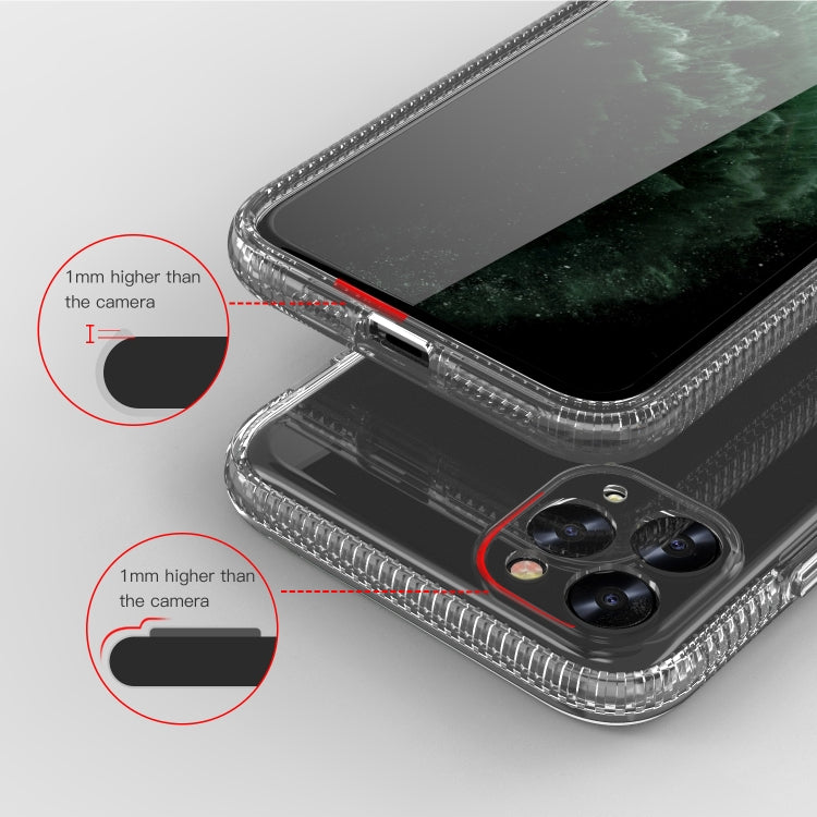 For iPhone 11 Pro Max Shockproof Transparent TPU Airbag Protective Case