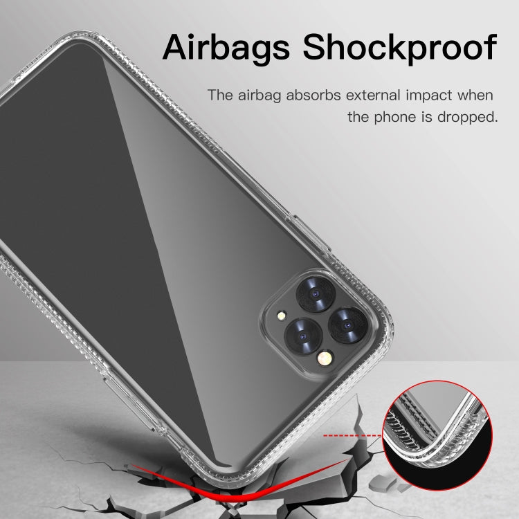 For iPhone 11 Pro Max Shockproof Transparent TPU Airbag Protective Case