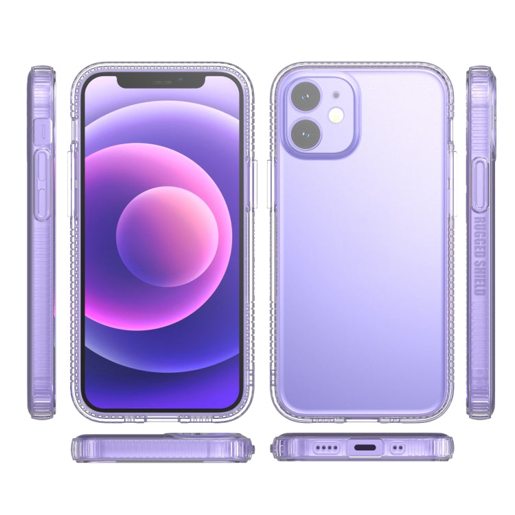 For iPhone 12 mini Shockproof Transparent TPU Airbag Protective Case