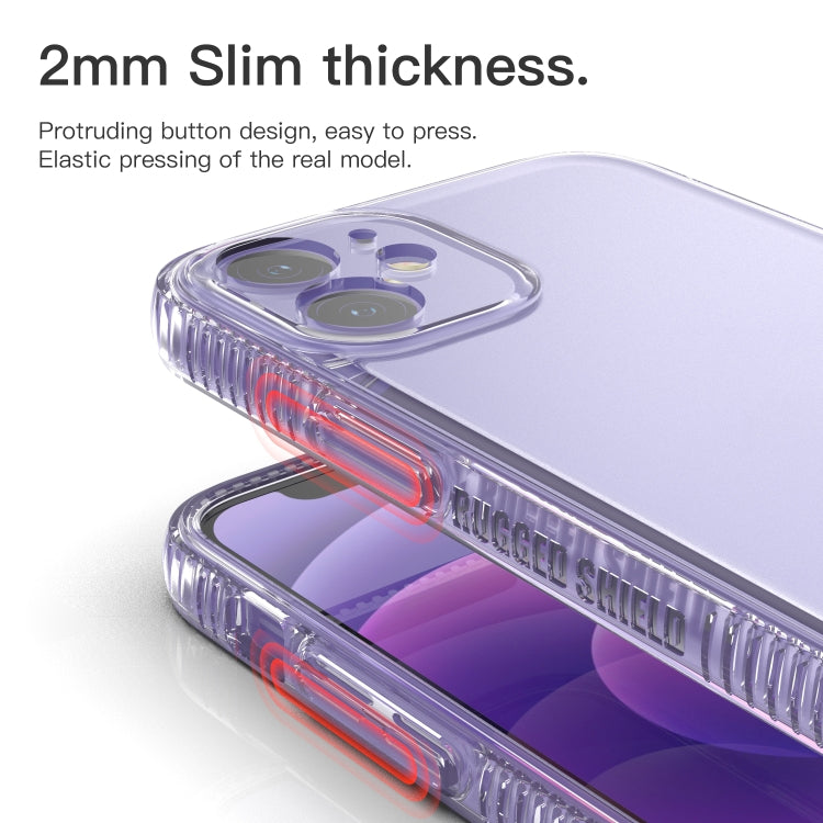 For iPhone 12 mini Shockproof Transparent TPU Airbag Protective Case