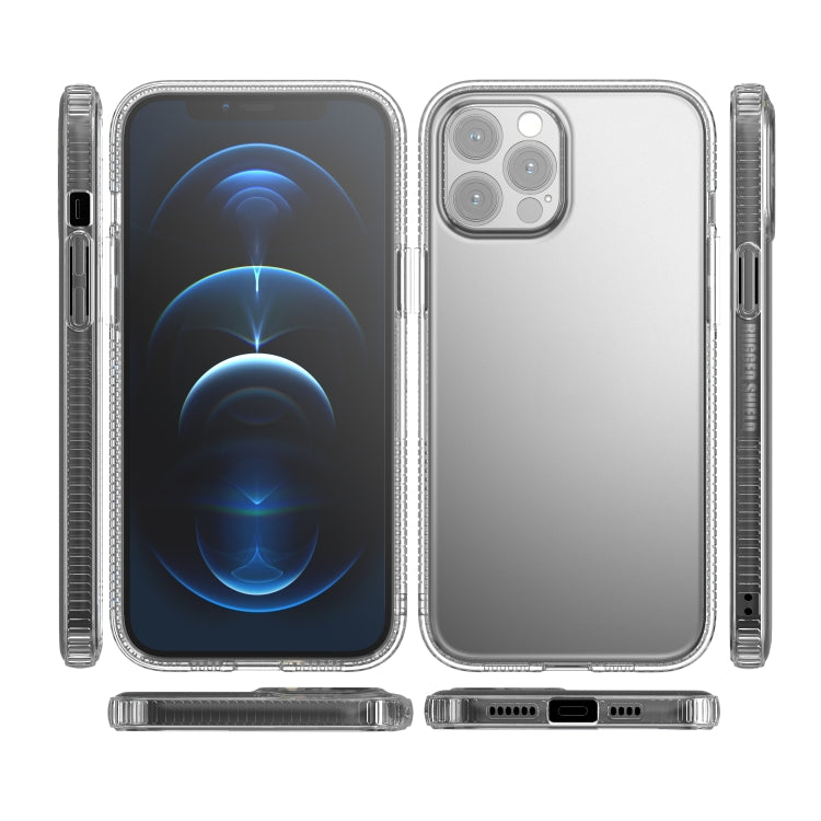 For iPhone 12 Pro Max Shockproof Transparent TPU Airbag Protective Case
