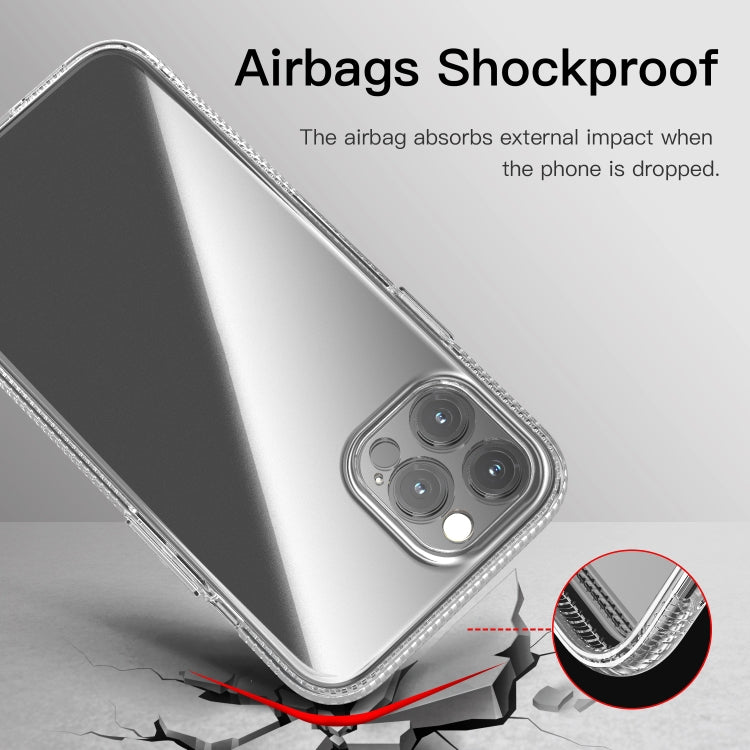 For iPhone 12 Pro Max Shockproof Transparent TPU Airbag Protective Case