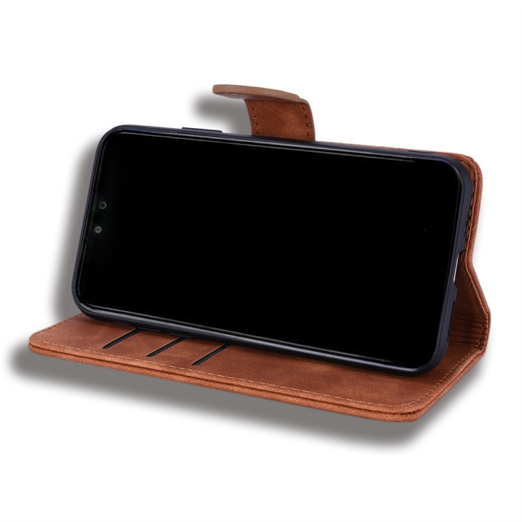 For Huawei Y9 (2019) / Enjoy 9 Plus Calf Pattern Diamond Mandala Double Folding Design Embossed Leather Case with Wallet & Holder & Card Slots