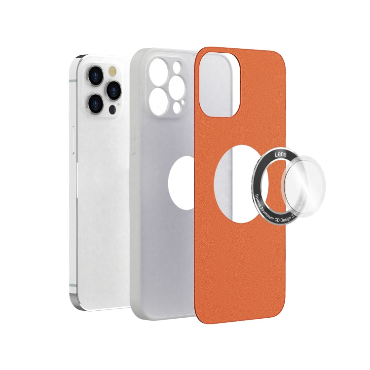 For iPhone 12 PU+PC+TPU Mobile Phone Protective Case