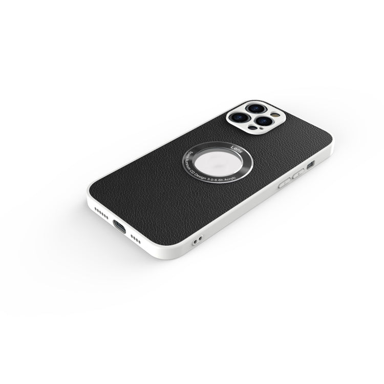 For iPhone 12 PU+PC+TPU Mobile Phone Protective Case