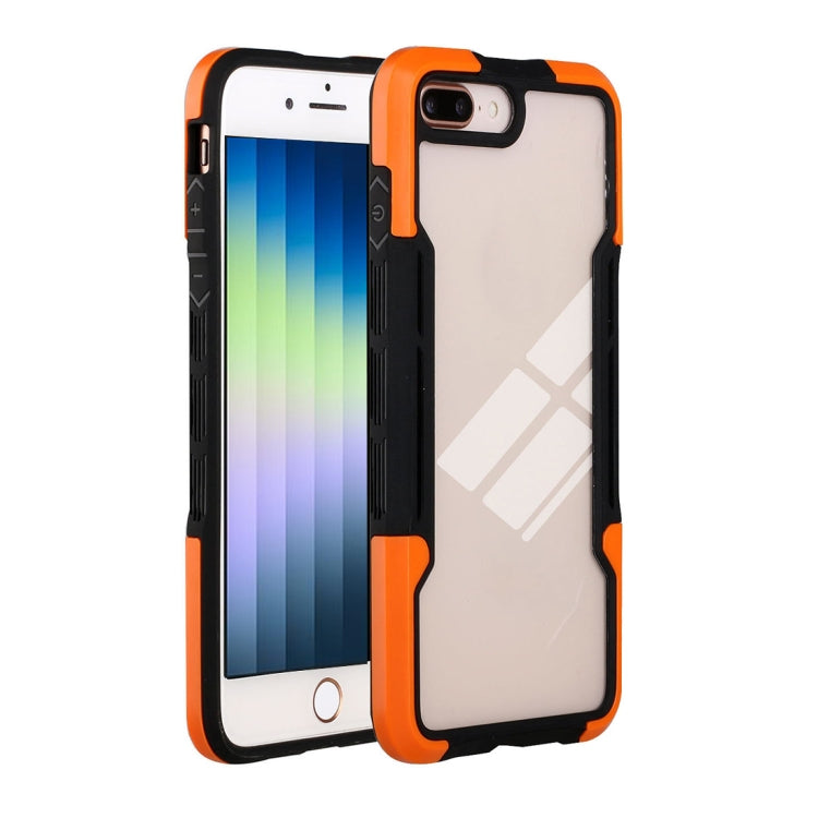 For iPhone SE 2022 / SE 2020 / 8 / 7 TPU + PC + Acrylic 3 in 1 Shockproof Protective Case