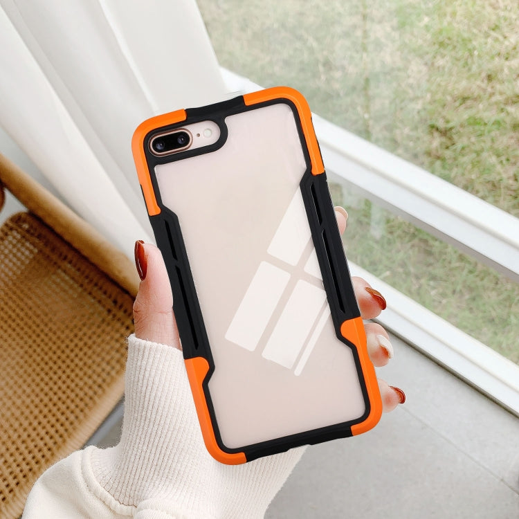 For iPhone SE 2022 / SE 2020 / 8 / 7 TPU + PC + Acrylic 3 in 1 Shockproof Protective Case
