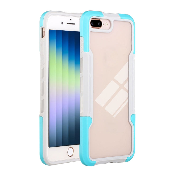 For iPhone SE 2022 / SE 2020 / 8 / 7 TPU + PC + Acrylic 3 in 1 Shockproof Protective Case