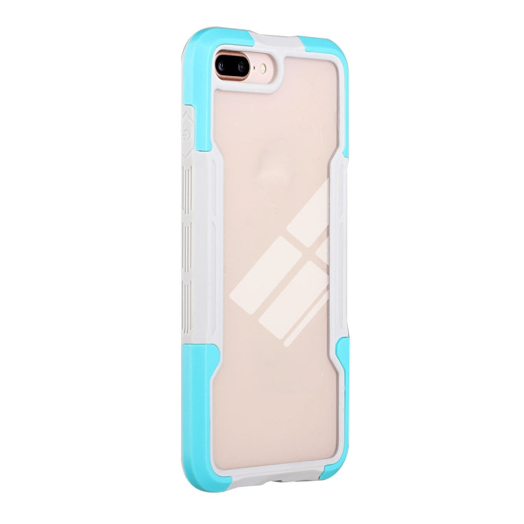 For iPhone SE 2022 / SE 2020 / 8 / 7 TPU + PC + Acrylic 3 in 1 Shockproof Protective Case