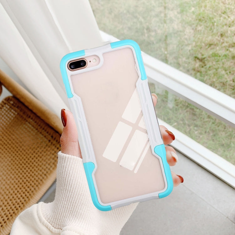 For iPhone SE 2022 / SE 2020 / 8 / 7 TPU + PC + Acrylic 3 in 1 Shockproof Protective Case