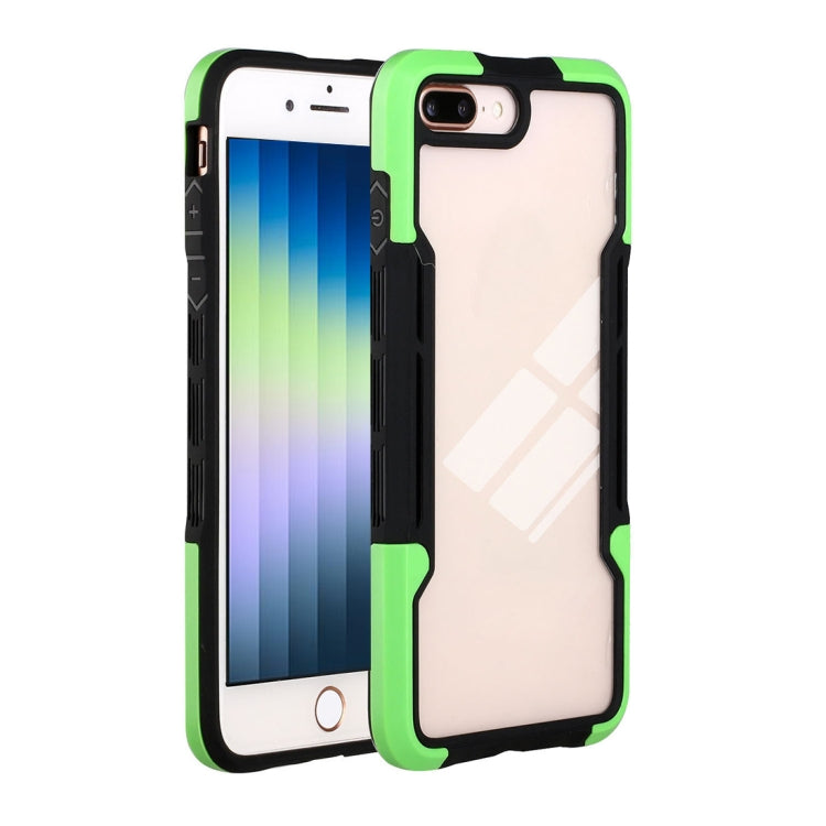 For iPhone SE 2022 / SE 2020 / 8 / 7 TPU + PC + Acrylic 3 in 1 Shockproof Protective Case