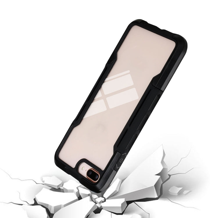 For iPhone SE 2022 / SE 2020 / 8 / 7 TPU + PC + Acrylic 3 in 1 Shockproof Protective Case