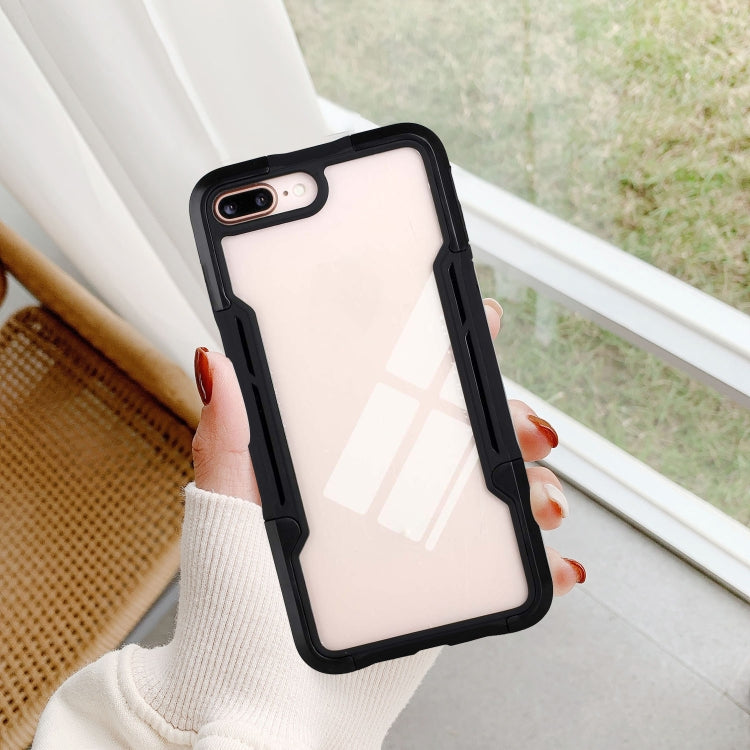 For iPhone SE 2022 / SE 2020 / 8 / 7 TPU + PC + Acrylic 3 in 1 Shockproof Protective Case