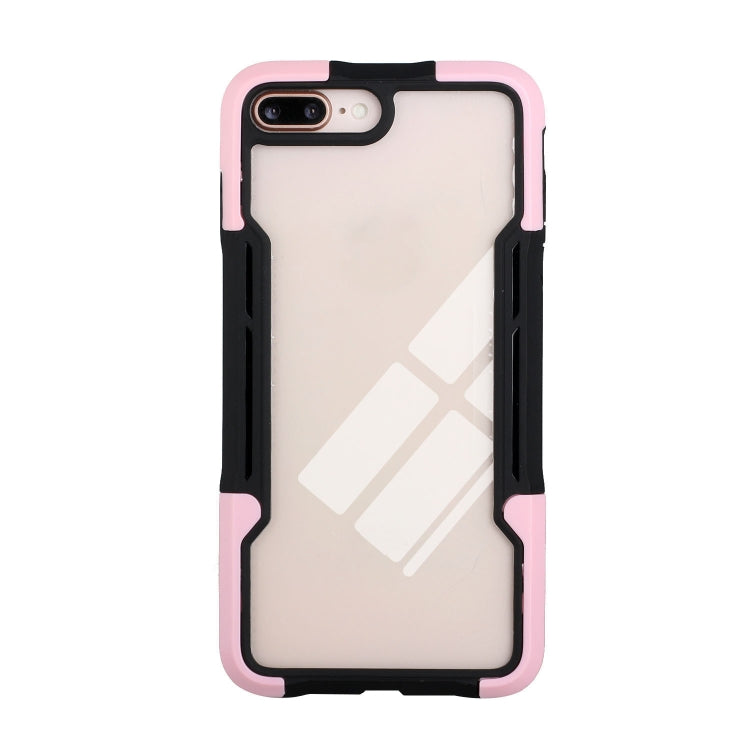 For iPhone SE 2022 / SE 2020 / 8 / 7 TPU + PC + Acrylic 3 in 1 Shockproof Protective Case
