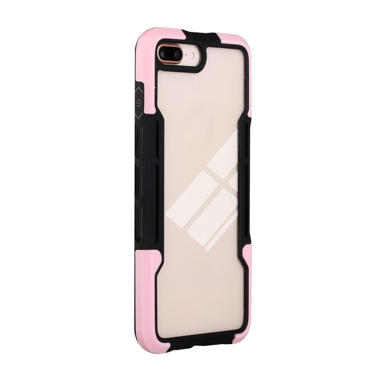 For iPhone SE 2022 / SE 2020 / 8 / 7 TPU + PC + Acrylic 3 in 1 Shockproof Protective Case