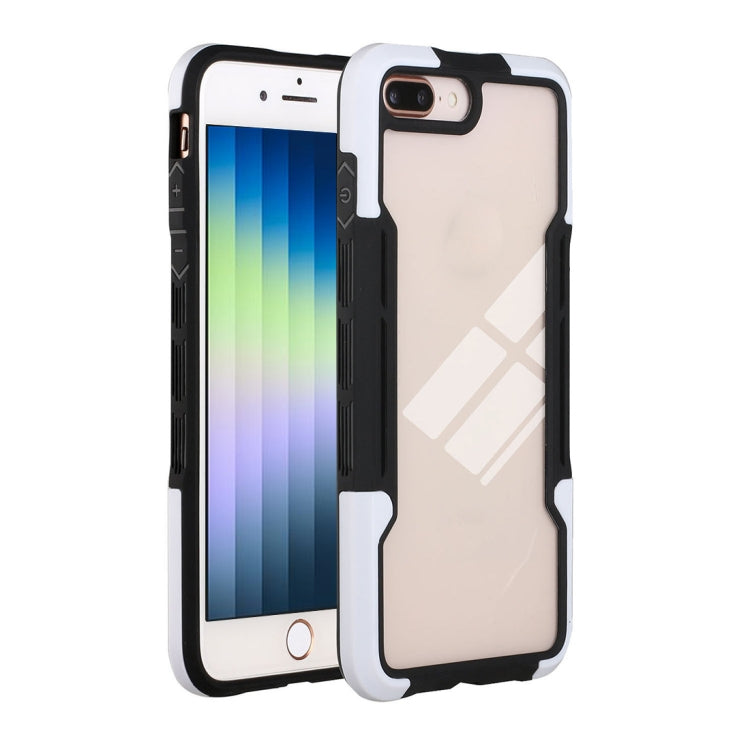 For iPhone SE 2022 / SE 2020 / 8 / 7 TPU + PC + Acrylic 3 in 1 Shockproof Protective Case