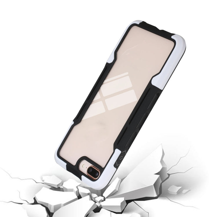 For iPhone SE 2022 / SE 2020 / 8 / 7 TPU + PC + Acrylic 3 in 1 Shockproof Protective Case