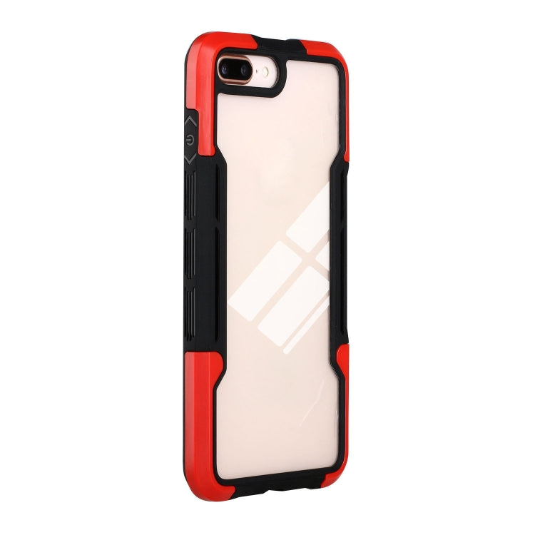 For iPhone SE 2022 / SE 2020 / 8 / 7 TPU + PC + Acrylic 3 in 1 Shockproof Protective Case