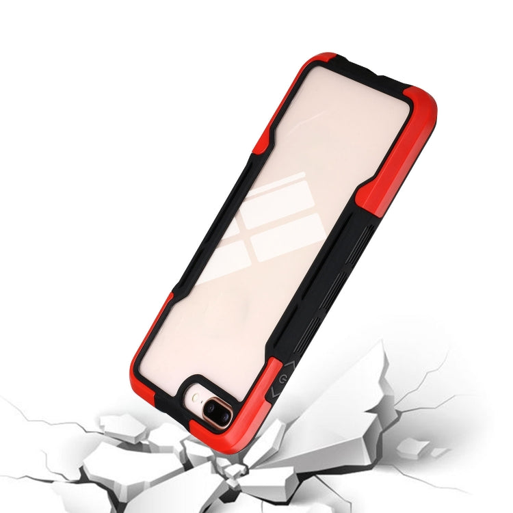 For iPhone SE 2022 / SE 2020 / 8 / 7 TPU + PC + Acrylic 3 in 1 Shockproof Protective Case