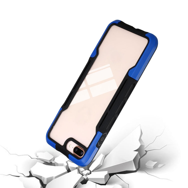 For iPhone SE 2022 / SE 2020 / 8 / 7 TPU + PC + Acrylic 3 in 1 Shockproof Protective Case