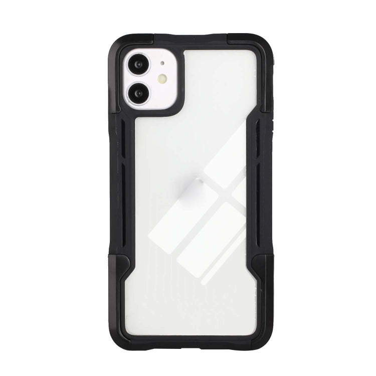 For iPhone 11 TPU + PC + Acrylic 3 in 1 Shockproof Protective Case