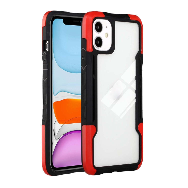 For iPhone 11 TPU + PC + Acrylic 3 in 1 Shockproof Protective Case