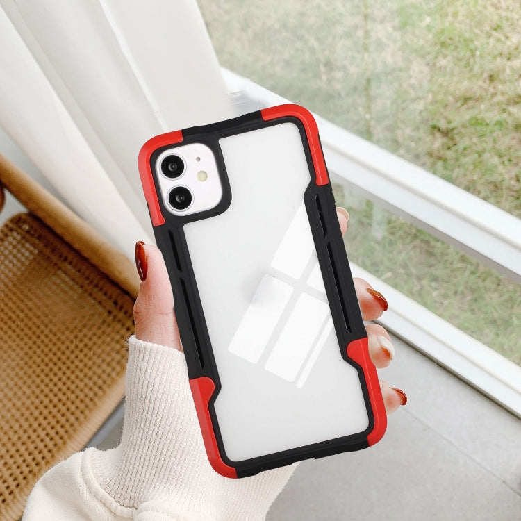 For iPhone 11 TPU + PC + Acrylic 3 in 1 Shockproof Protective Case