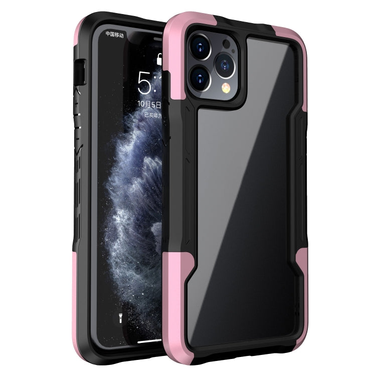 For iPhone 11 Pro Max TPU + PC + Acrylic 3 in 1 Shockproof Protective Case