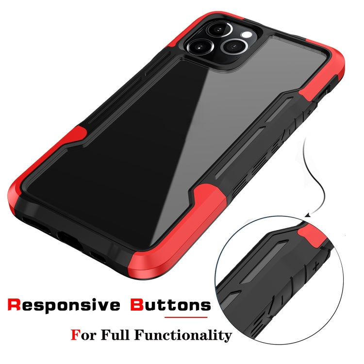 For iPhone 12 Pro Max TPU + PC + Acrylic 3 in 1 Shockproof Protective Case