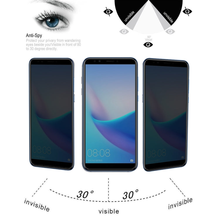 For Huawei Honor 8S 9H Surface Hardness 180 Degree Privacy Anti Glare Screen Protector