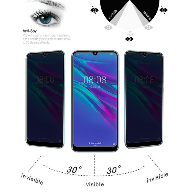 For Huawei Honor 8A 9H Surface Hardness 180 Degree Privacy Anti Glare Screen Protector