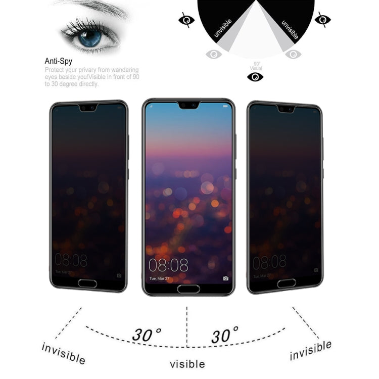 For Huawei P20 9H Surface Hardness 180 Degree Privacy Anti Glare Screen Protector