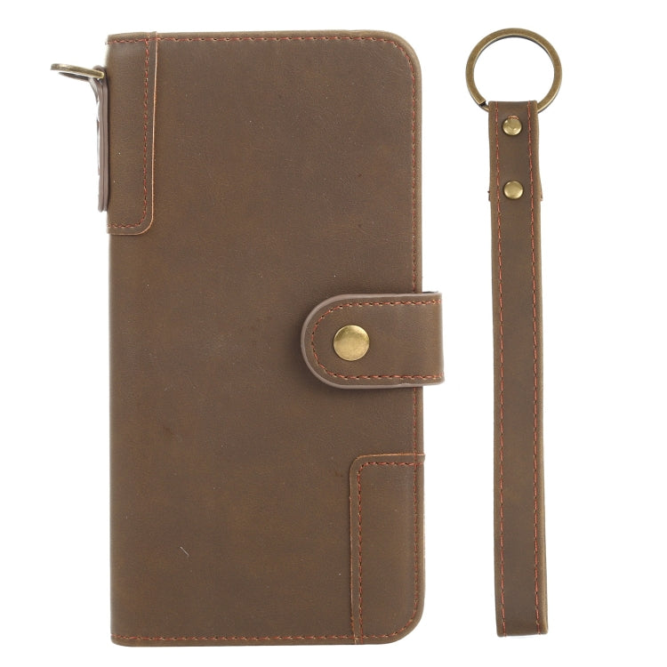 For Samsung Galaxy A21s Cowhide Texture Horizontal Flip Leather Case with Holder & Card Slots & Wallet & Lanyard