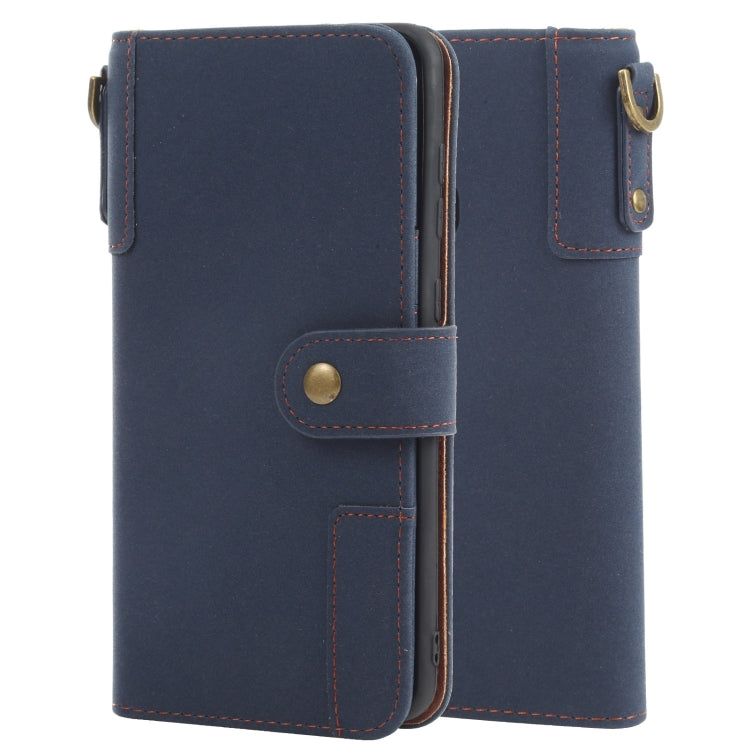 For Samsung Galaxy A21s Cowhide Texture Horizontal Flip Leather Case with Holder & Card Slots & Wallet & Lanyard