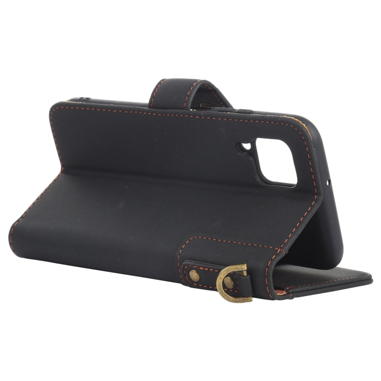 For Huawei P40 Lite Cowhide Texture Horizontal Flip Leather Case with Holder & Card Slots & Wallet & Lanyard