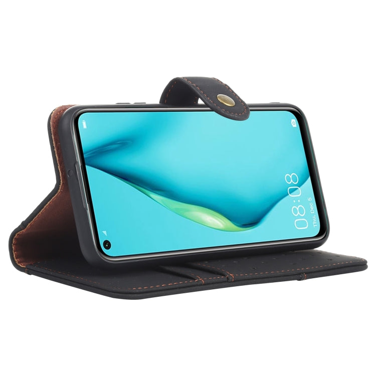 For Huawei P40 Lite Cowhide Texture Horizontal Flip Leather Case with Holder & Card Slots & Wallet & Lanyard