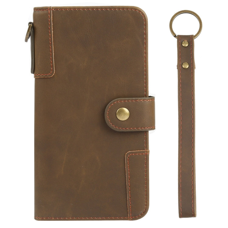 For Huawei P40 Lite Cowhide Texture Horizontal Flip Leather Case with Holder & Card Slots & Wallet & Lanyard
