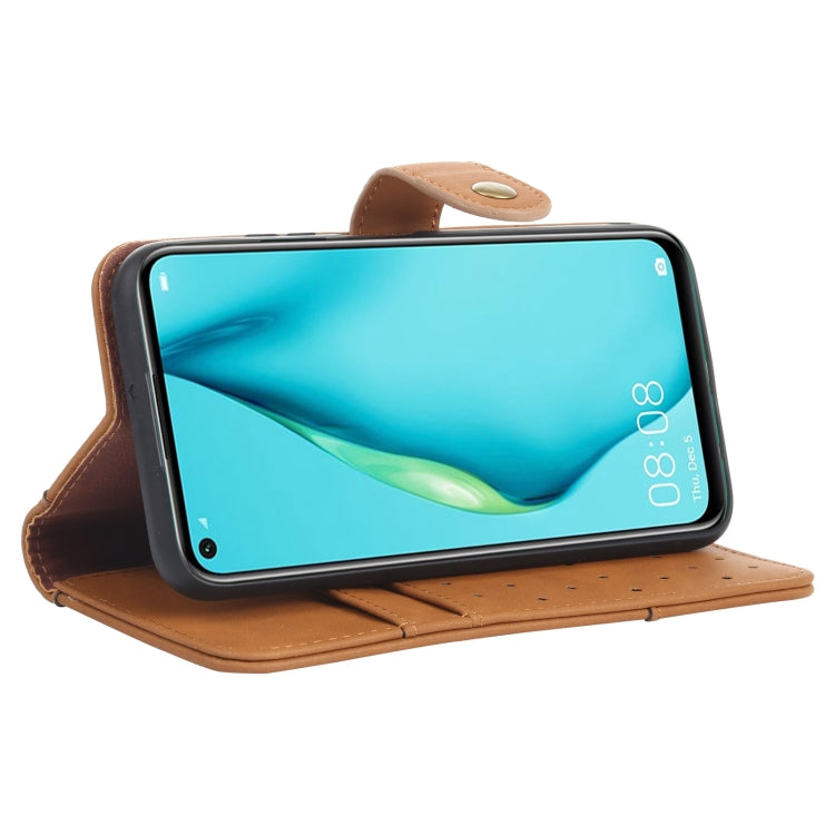 For Huawei P40 Lite Cowhide Texture Horizontal Flip Leather Case with Holder & Card Slots & Wallet & Lanyard